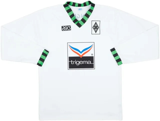 1992-94 Borussia Monchengladbach Home L/S Shirt - 8/10 - (L)