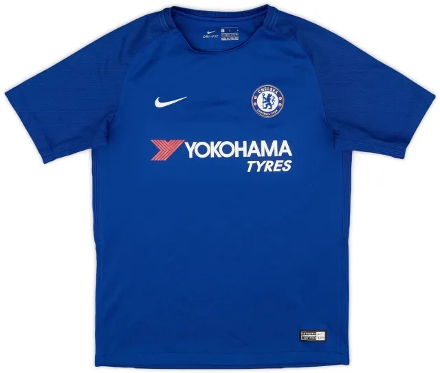 2017-18 Chelsea Home Shirt - 8/10 - (L.Boys)