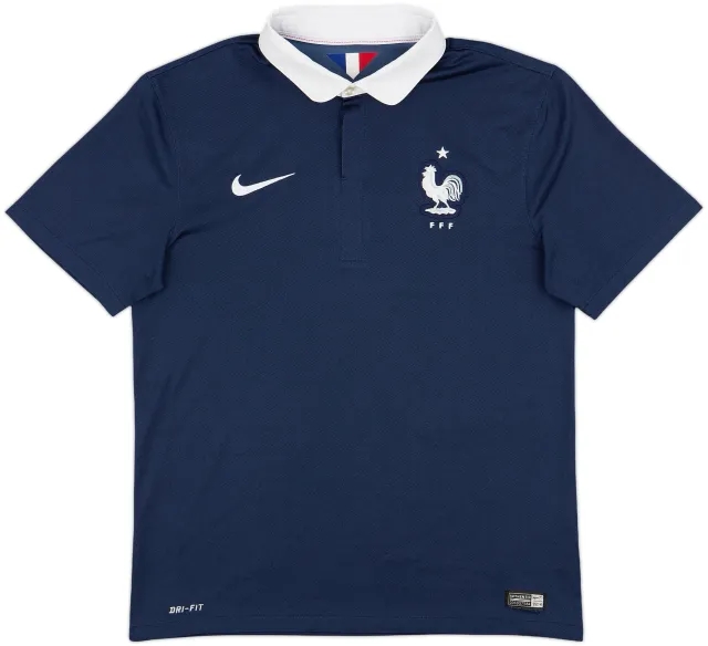 Nike France Mens SS Home Shirt 2014