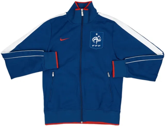 2011-12 France Nike N98 Track Jacket - 8/10 - (S)
