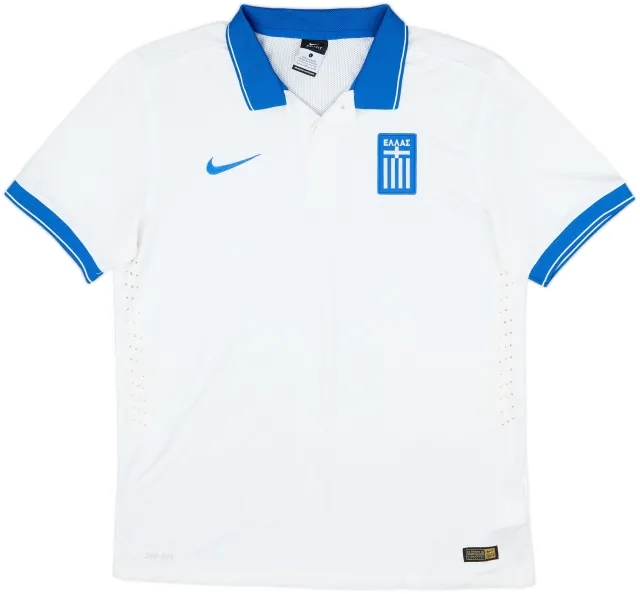 Nike Greece Mens SS Player Issue Home Shirt 2014