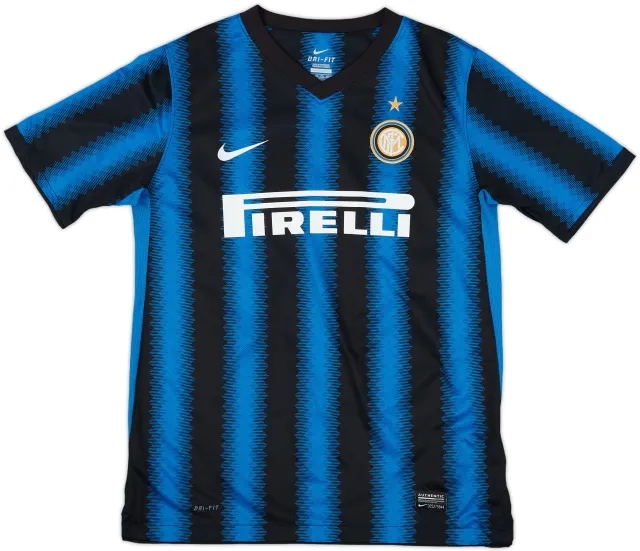 2010-11 Inter Milan Home Shirt - 9/10 - (XL.Boys)