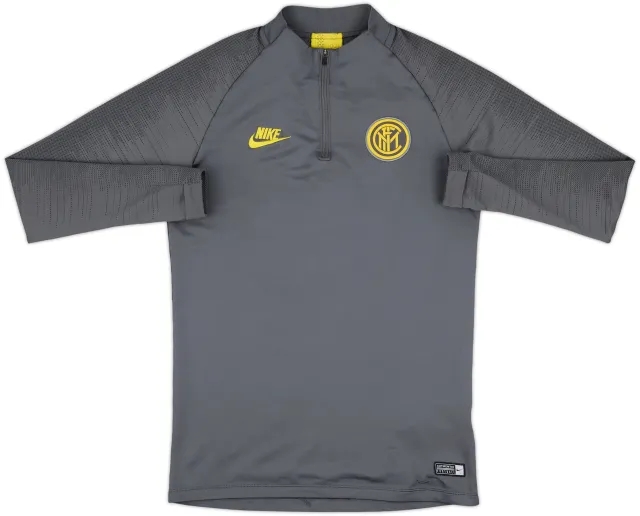 2019-20 Inter Milan Nike 1/4 Zip Sweat Top - 9/10 - (S)