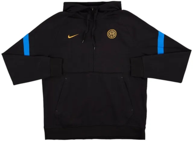 2020-21 Inter Milan Nike Hooded Track Jacket - 8/10 - (XL)