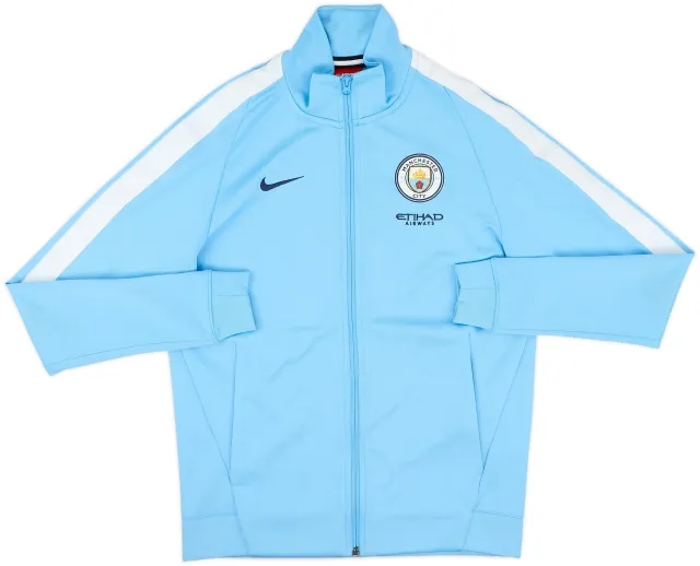 2017-18 Manchester City Nike Track Jacket - 7/10 - (S)