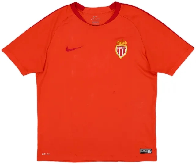 Nike Monaco Boys SS Home Shirt 2017/18
