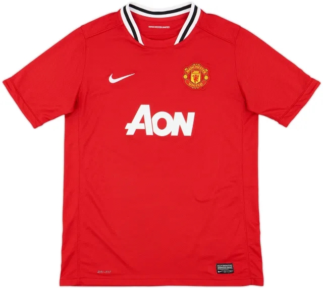 2011-12 Manchester United Home Shirt - 9/10 - (XL.Boys)