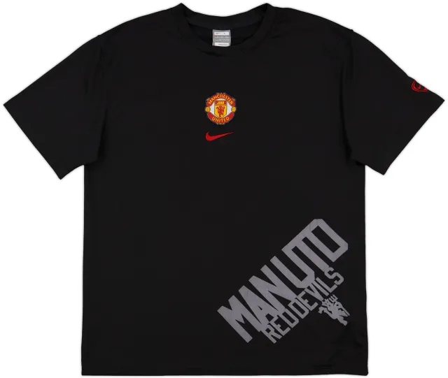 2009-10 Manchester United Nike Training Shirt - 8/10 - (L)