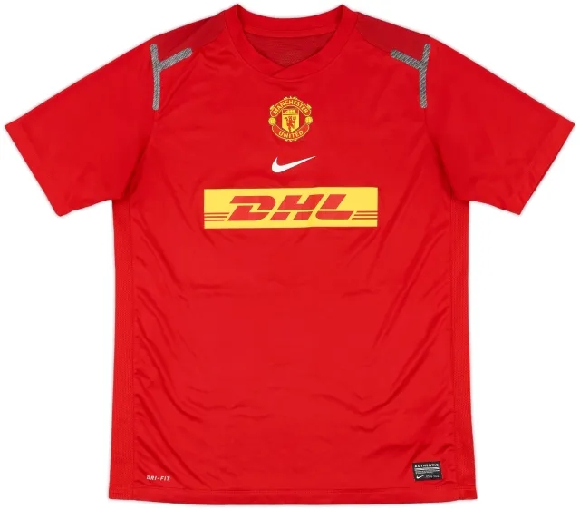 2012-13 Manchester United Training Shirt - 9/10 - (XL.Boys)