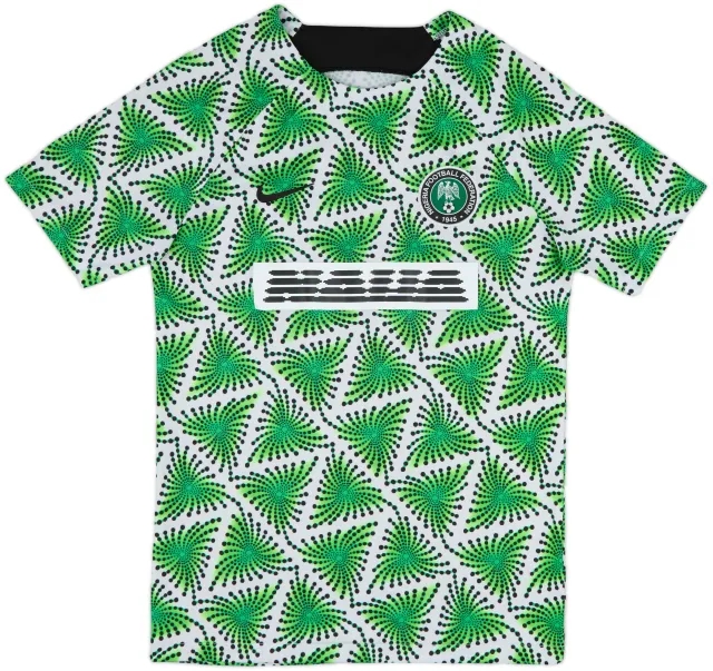 Nike Nigeria Mens SS Pre-Match Home Shirt 2022