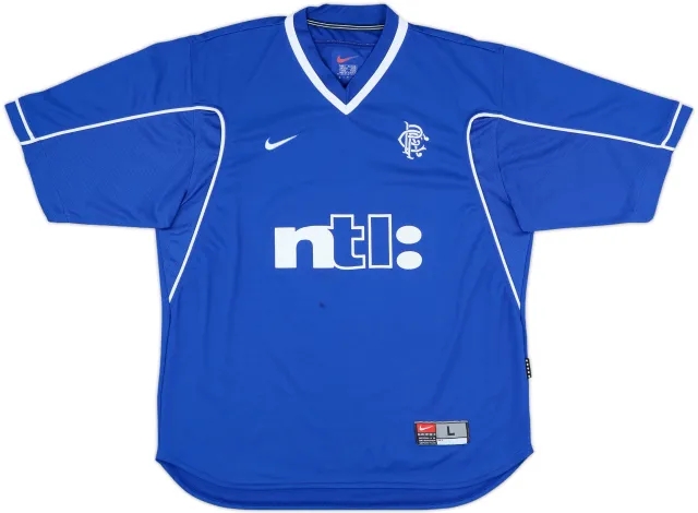 Nike Rangers Mens SS Home Shirt 1999/01
