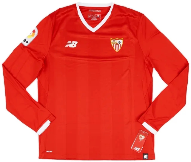 2017-18 Sevilla Away L/S Shirt (M)