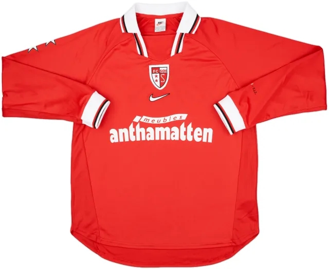 1998-00 FC Sion Player Issue Away L/S Shirt - 8/10 - (XL)