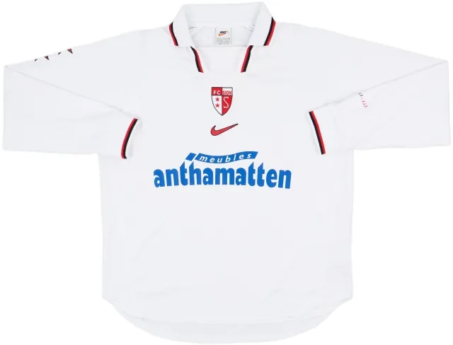 1998-00 FC Sion Player Issue Home L/S Shirt - 7/10 - (XL)