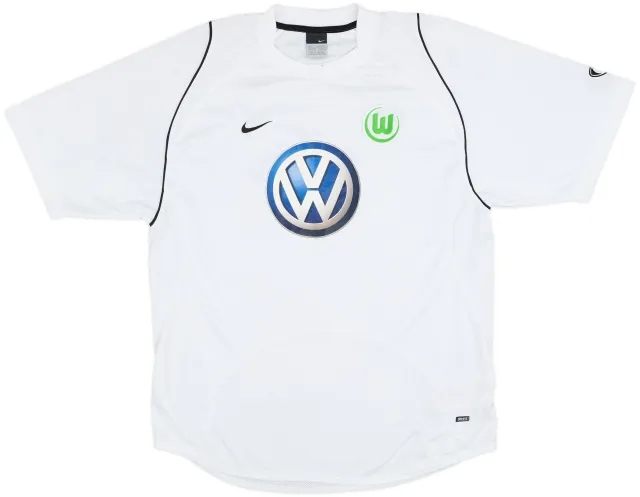 Nike Wolfsburg Mens SS Away Shirt 2005/06