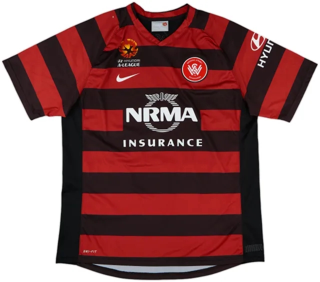 2012-14 Western Sydney Wanderers Home Shirt - 10/10 - (XXL)