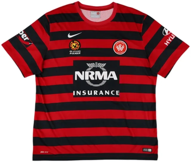 2014-15 Western Sydney Wanderers Home Shirt - 9/10 - (XXL)