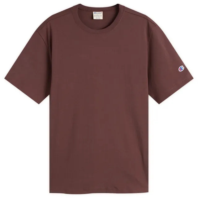Champion Men's Reverse Weave Loose Fit T-Shirt Brown
