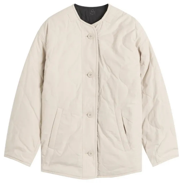 Isabel Marant Women's Étoile Nesmae Quilted Jacket Ecru