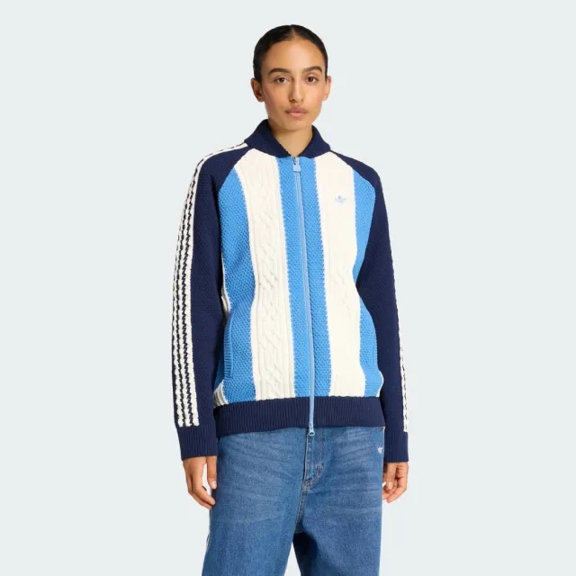 adidas ADIDAS ORIGINALS ARCHIVE CUTLINE KNIT TRACK TOP