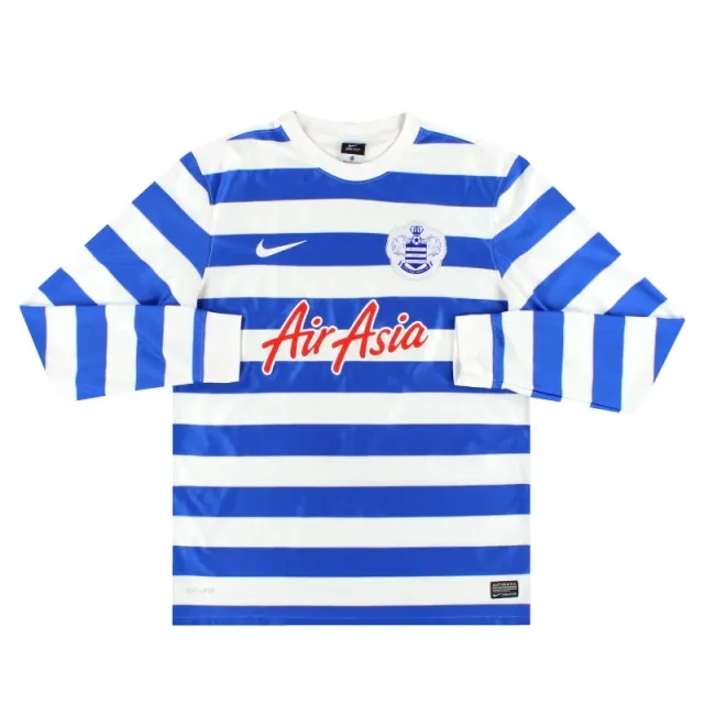 2014-15 QPR Nike Home Shirt L/S M - QPR / Excellent 
