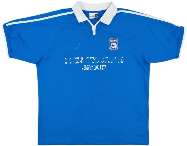 Puma Cardiff City Mens SS Home Shirt 2002/03
