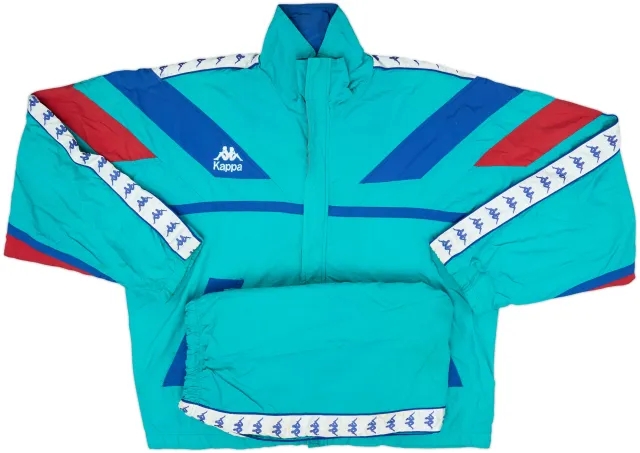 1992-95 Barcelona Kappa Tracksuit - 9/10 - (XL)