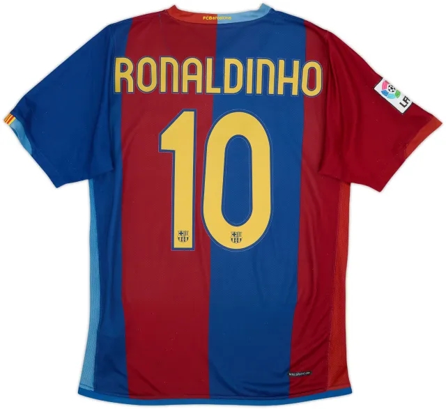 Nike Barcelona Mens SS Home Shirt 2006/07