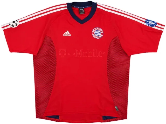 adidas Bayern Munich Mens SS Home Shirt 2002/03
