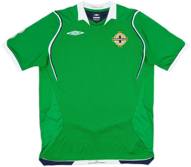 Umbro Northern Ireland Mens SS Home Shirt 2008