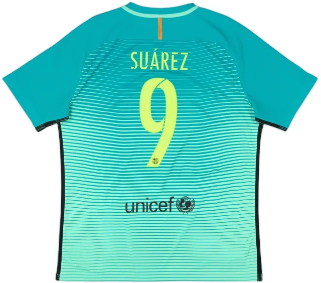 Nike Barcelona Mens SS Player Issue Third Shirt 2016/17