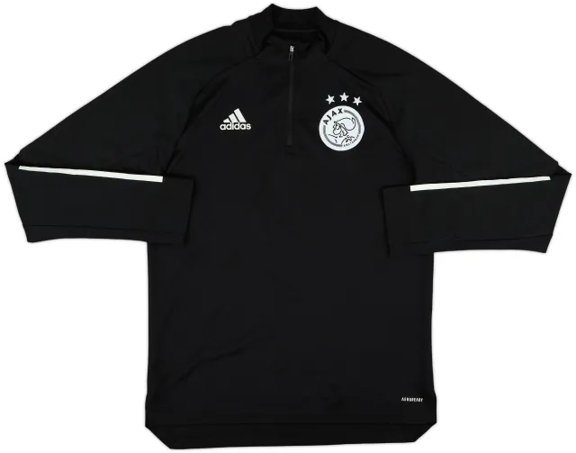 2019-20 Ajax adidas 1/4 Zip Sweat Top - 9/10 - (M)