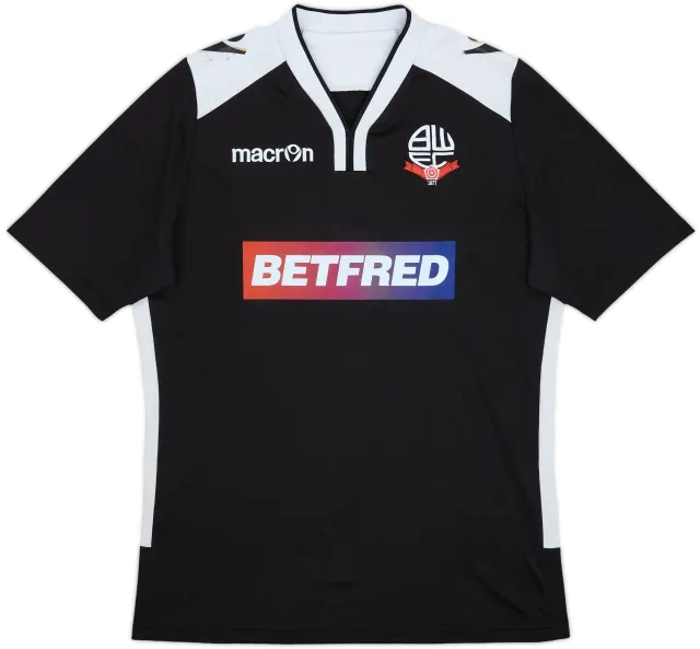 Macron Bolton Wanderers Mens SS Home Shirt 2017/18