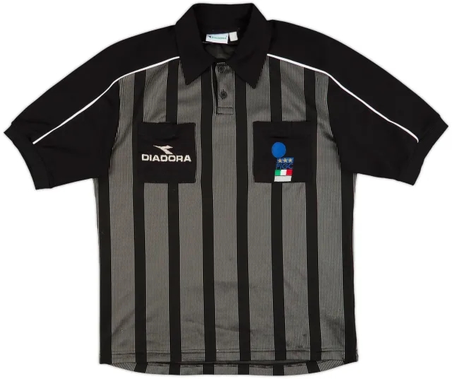 1999-00 Italy Diadora FIGC Referee Shirt - 5/10 - (M)