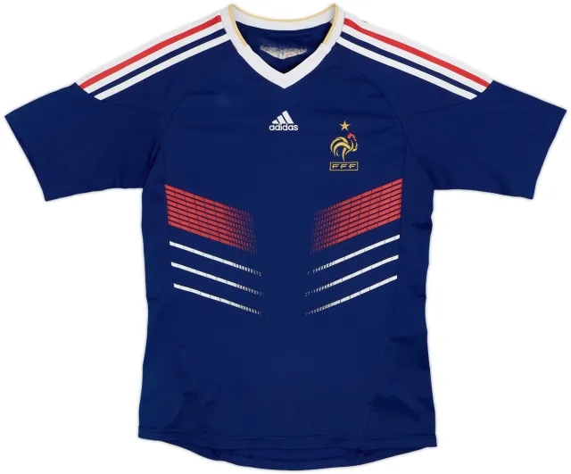 adidas France Womens SS Home Shirt 2009