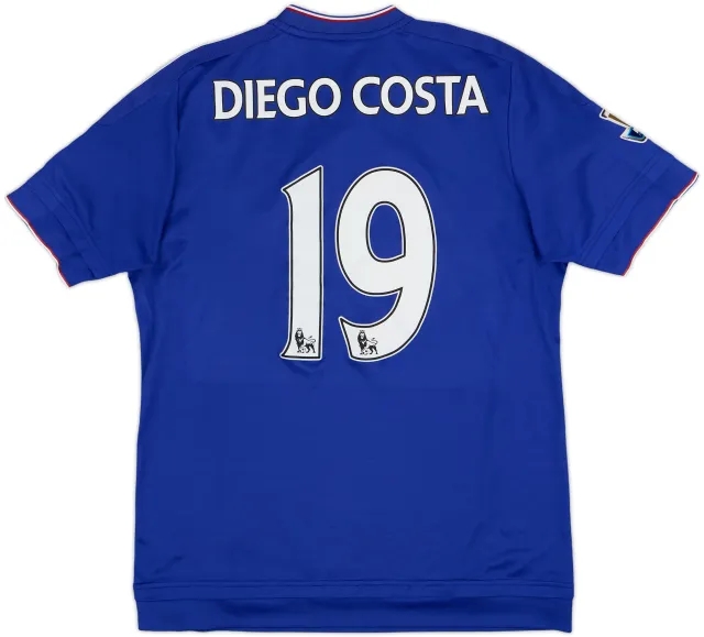 2015-16 Chelsea Home Shirt Diego Costa #19 - 6/10 - (M)
