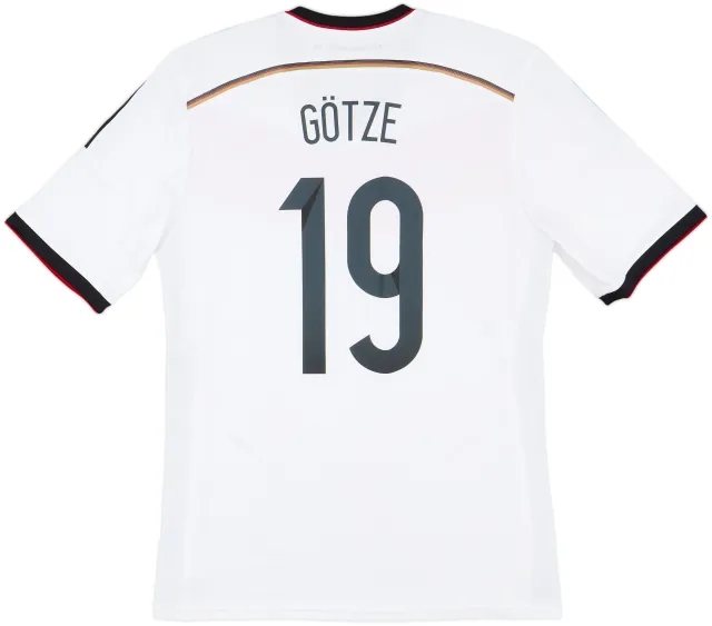 2014-15 Germany Home Shirt Gotze #19 - 9/10 - (L)