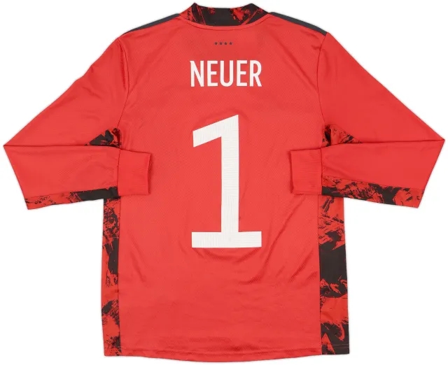 adidas Germany Boys LS Goalkeeper Home Shirt 2020