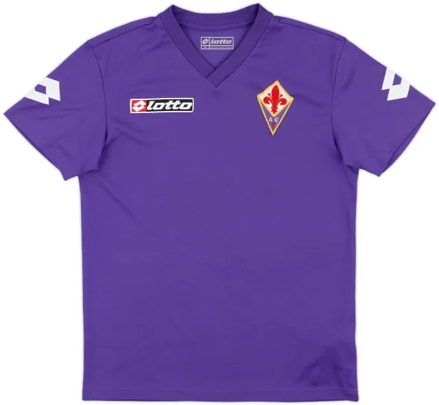 Lotto Fiorentina Boys SS Home Shirt 2011/12