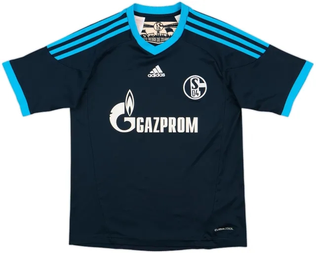 adidas Schalke 04 Boys SS Away Shirt 2010/12