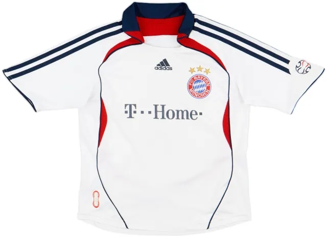 adidas Bayern Munich Boys SS Away Shirt 2006/07