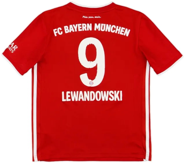 adidas Bayern Munich Boys SS Home Shirt 2020/21