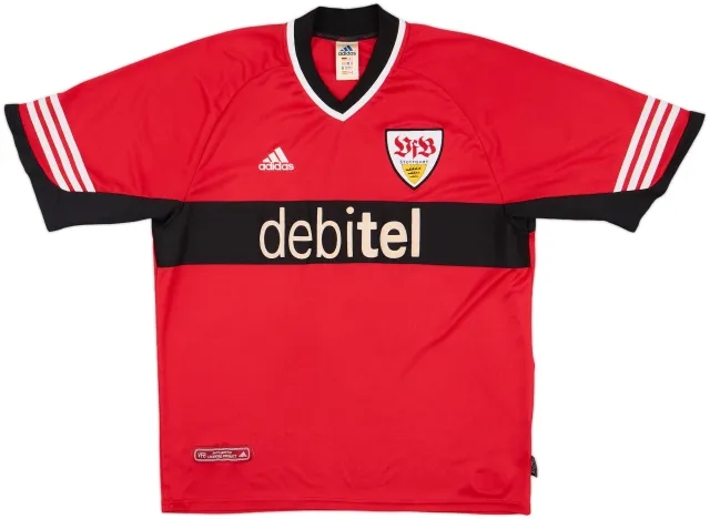 adidas Stuttgart Mens SS Away Shirt 2001/02