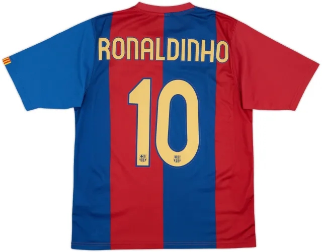 Nike Barcelona Mens SS Home Shirt 2006/07
