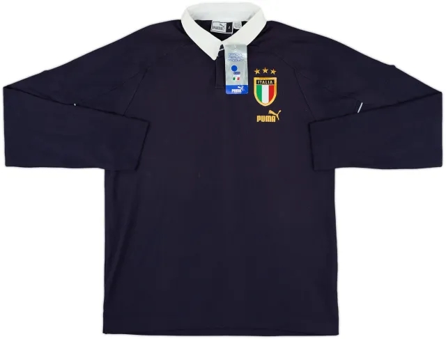 2003-04 Italy Puma Polo L/S Shirt (L)