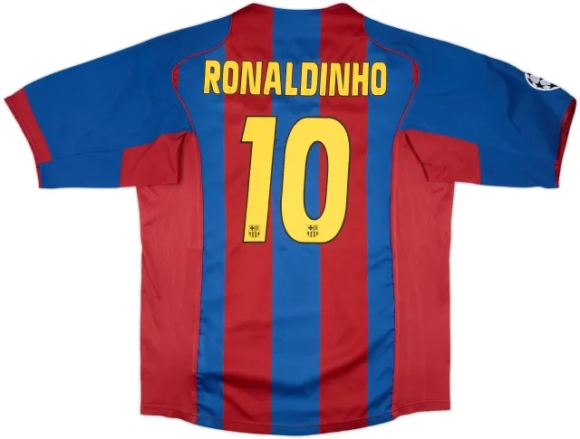 Nike Barcelona Mens SS Home Shirt 2004/05