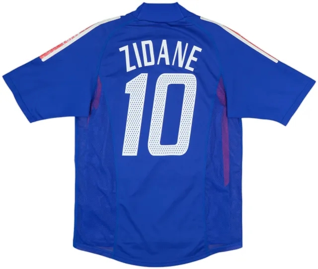 adidas France Mens SS Player Issue Home Shirt 2002
