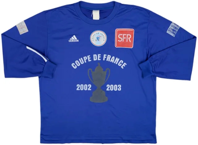 adidas France Mens LS Home Shirt 2002