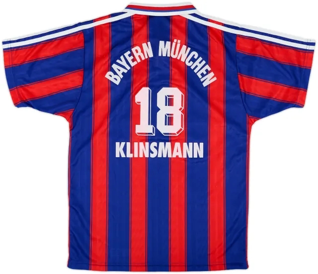 adidas Bayern Munich Mens SS Home Shirt 1995/97
