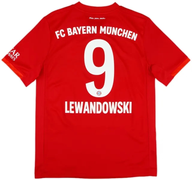 adidas Bayern Munich Boys SS Home Shirt 2019/20